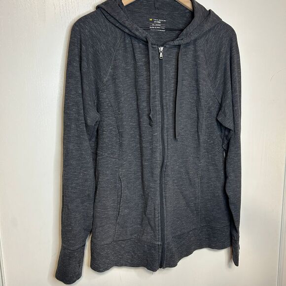 Women's Heathered Jersey Jacket Size XXL A84 - Picture 1 of 6